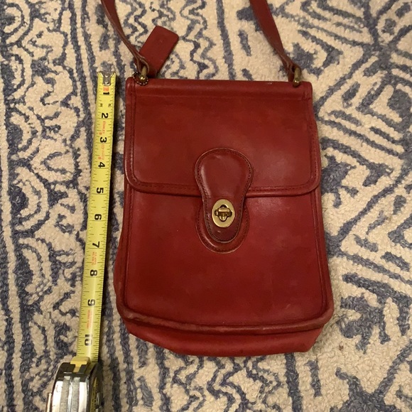 Vintage Coach Satchel in Candy Apple Red - Picture 8 of 9